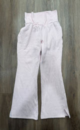 PINK Victoria's Secret Light Pink Flare‎ Sweatpants Foldover Waistband Small Photo 0
