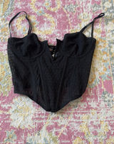 Urban Outfitters Black Lace Corset Top Photo 0