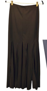 Cartise Vintage Maxi‎ Fringe Skirt Black Small Photo 0