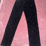 Mango‎ Women's Straight-Fit Strass Jeans w Rhinestones Size 4 Photo 0