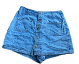 Vintage 90s light blue denim mini skort 🔥 Photo 0