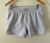 Aritzia Tna Sweatfleece Cozy Fleece Boyfriend Fit Shorts Lavender Purple Medium Photo 0