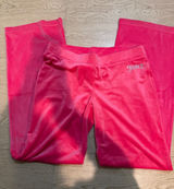 NWT Juicy Couture Hot Pink Velour Rhinestone Logo Track Pants Womens Medium Photo 0