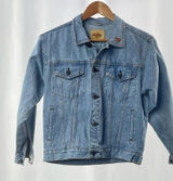Vintage Hard‎ Rock Cafe Orlando W Roma Pin Cotton Jean Jacket in Blue Size 10 Photo 0