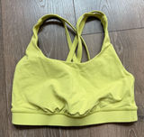 Lululemon Energy Bra Lemon Vibe US 4 Yoga Pilate Running Workout Gym Photo 0