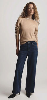 Quince Mongolian Cashmere Crewneck Sweater - Oatmeal Photo 0