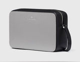 New Kate Spade Sienna Crossbody bag Leather Nimbus Grey Multi Photo 0