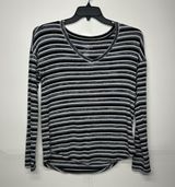 American Eagle Outfitters Soft & Sexy Plush V-Neck Striped Shirt Women's Medium Photo 0