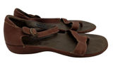 KEEN City of Palms Posted Sandals Brown Leather Flat Thong Womens‎ 7.5 1012390 Photo 0