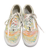 Vans Ward Lo Psychedelic Pastel Tie Dye Low Top Sneaker Shoes Womens Size 8.5 Photo 0