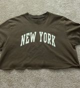 Brandy Melville Cropped New York relaxed t-shirt Photo 0