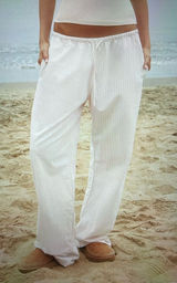 Brandy Melville Striped Pants - Pink Photo 0