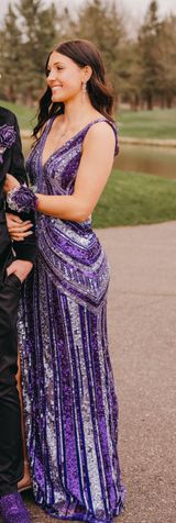 Sherri Hill Prom Dress 56316 In Lilac Purple Photo 0