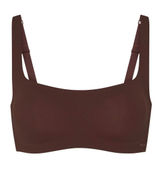 SKIMS Cocoa Seamless bralette Adjustable Straps naked contour Small logo Photo 0