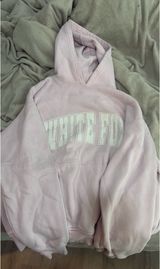White Fox Boutique Pink Hoodie Photo 0