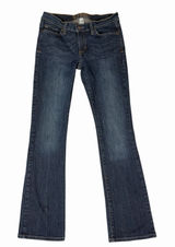 Abercrombie & Fitch Y2K Jeans Womens 2S Blue Denim Madison Flare Distressed VTG Photo 0