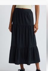 BP Elegant Black Maxi Skirt Photo 0