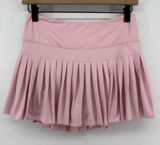 Gold Hinge Pleated Tennis Skirt Skort Light Pink Women M Pickleball Preppy Photo 0