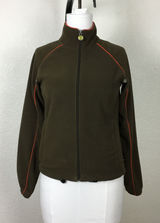 Burton Sweatshirt Size M Women's Zipp Up Fleece Brown Vintage Jacket Outdoor Photo 0