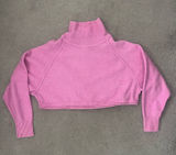 pink cropped sweater Photo 0