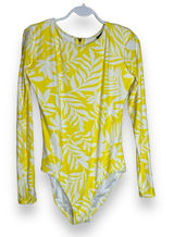 Kate Spade Long Sleeve One Piece Sz M Swim Suit Rash Guard Paddle Bathing Suit Photo 0