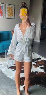 Sequin Romper Size XS Photo 0