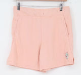 Nike Shorts Womens XL Sun Club Pink Graphic French Terry Pockets Excellent Photo 0