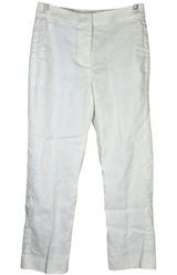 J. Crew Kate straight-leg pant in stretch linen blend White 2 BF407‎ Photo 0