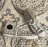 Black and White Polka Dot Converse Photo 0