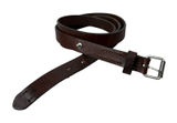 Gap Belt Womens Large Brown Genuine Cow Leather Made in USA Skinny Casual Photo 0