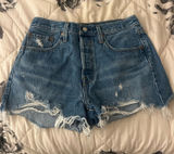 Levi’s Shorts 501 Denim High-Rise Blue Photo 0