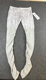 Alo‎ Yoga Goddess Ribbed Legging Vapor Python Glossy Grey White Snakeskin Medium Photo 0