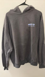White Fox Boutique Hoodie Grey Oversized Photo 0