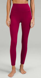 Lululemon Align High Rise Pant 25 Leggings Womens 6‎ Red Nulu Yoga Photo 0