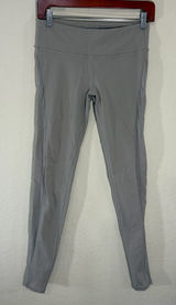 Alo Yoga 7/8 High-Waist Airbrush Legging - Taupe- Sz S Double Mesh Side Outdoor Photo 0