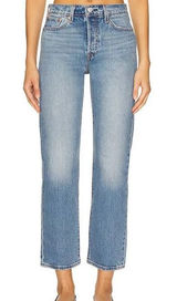 Levi’s Wedgie straight skinny leg light wash jeans women’s size 28 inseam 27” Photo 0