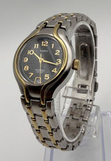 Elegant Timex Women's Two-Tone Indiglo Watch - 24mm Case Working New Battery Photo 0