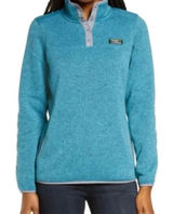 L.L. Bean snap neck fleece pullover size MP green Photo 0