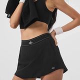 Alo Yoga black tennis skirt with built-in shorts and pockets Photo 0