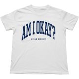 Megan Moroney Am I Okay Graphic T-Shirt Women Medium White Blue Concert Merch Photo 0