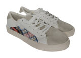American Eagle Outfitters Sneakers Womens 8 Red White Blue‎ Plaid Shoes Fashion Photo 0