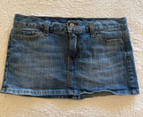 Brandy Melville John Galt Denim Ultra Mini Skirt - Casual Everyday Style Photo 0