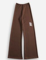 NWT Civil Regime Eternal Bloom Sculpt Flare Leggings Mocha Brown Size S Photo 0