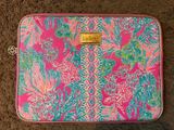 Lilly Pulitzer Laptop Sleeve Gold Floral Photo 0