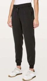 On The Fly Mid Rise Joggers Black Size 8 Photo 0