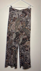 Paisley wide leg wrangler stretch pants size L Photo 0