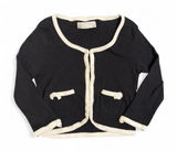 Women’s Zara Navy Blue White Casual Business Long Sleeve Medium Photo 0