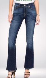7 for all mankind vintage style boot cut studded pocket detail size 28 Photo 0
