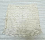 Fossil Cream Mini Skirt Floral Crochet Lace Overlay Zipper Size Medium M Photo 0