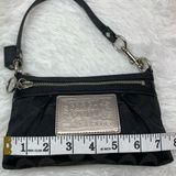 y2k COACH Poppy Black Mini Purse Wristlet Photo 0